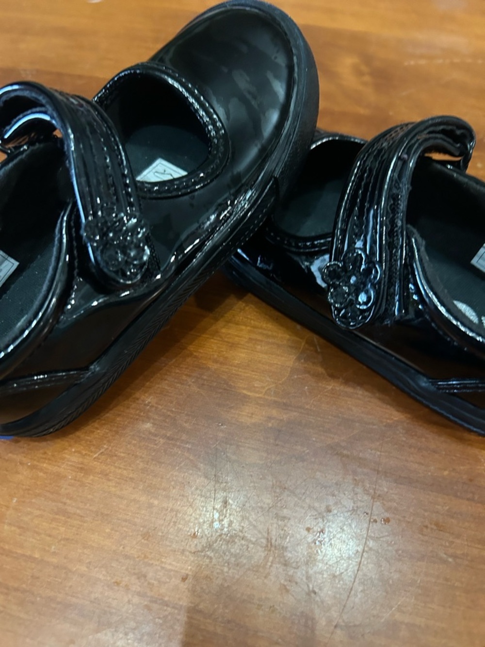 Keds Black Shoes with Flower Accent